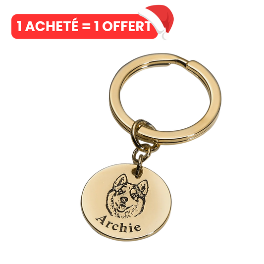 Votre Compagnon – Porte Clé Gravé sur Mesure