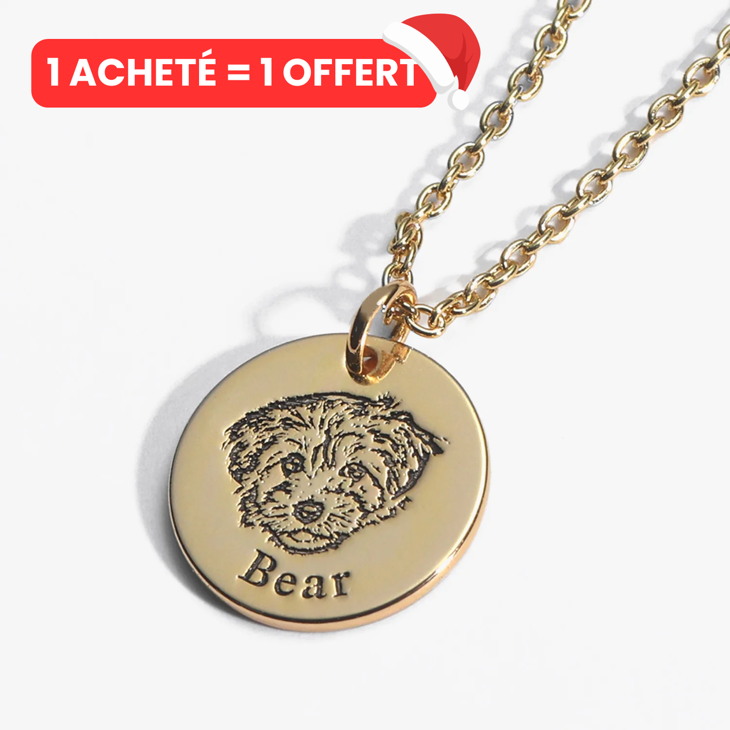 Votre Compagnon – Collier Gravé sur Mesure