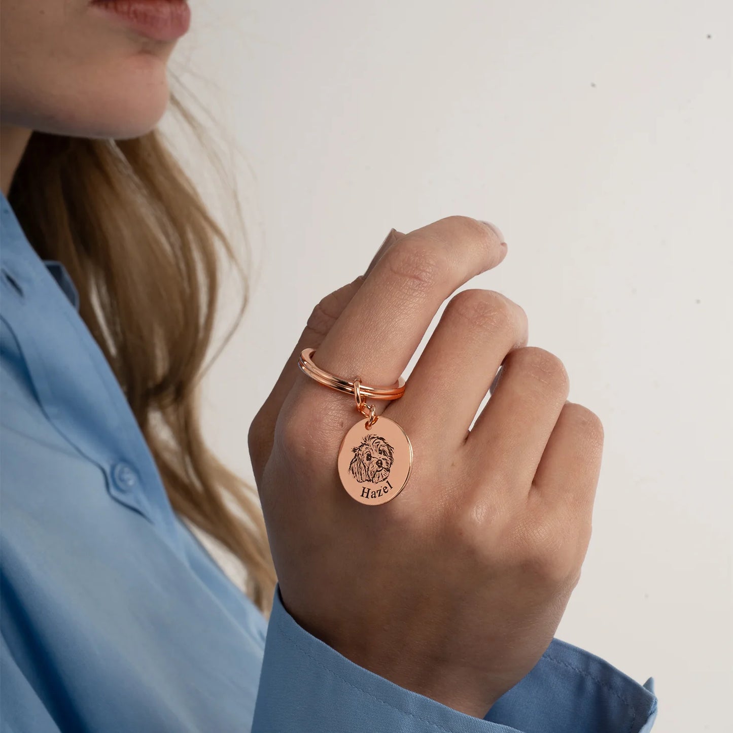 Votre Compagnon – Porte Clé Gravé sur Mesure