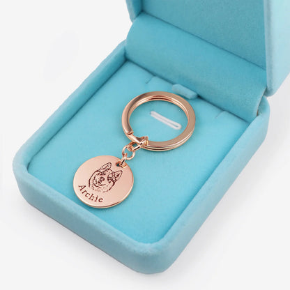 Votre Compagnon – Porte Clé Gravé sur Mesure